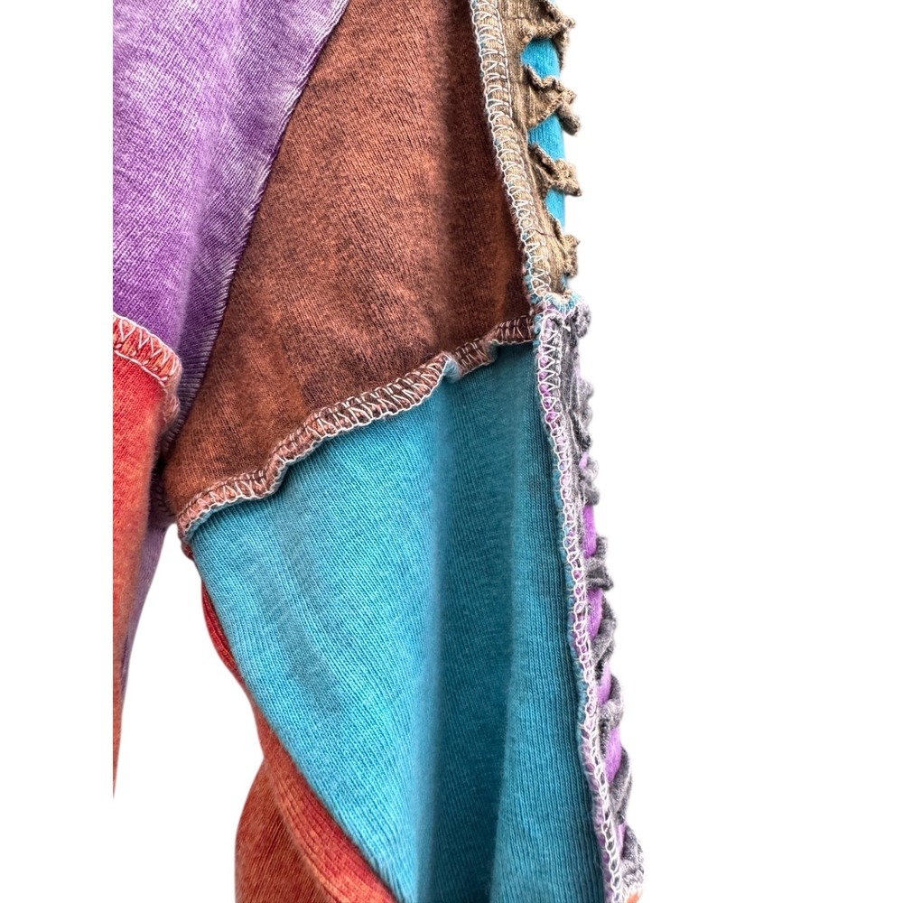 Rising International Patchwork Multi-Color Long S… - image 10